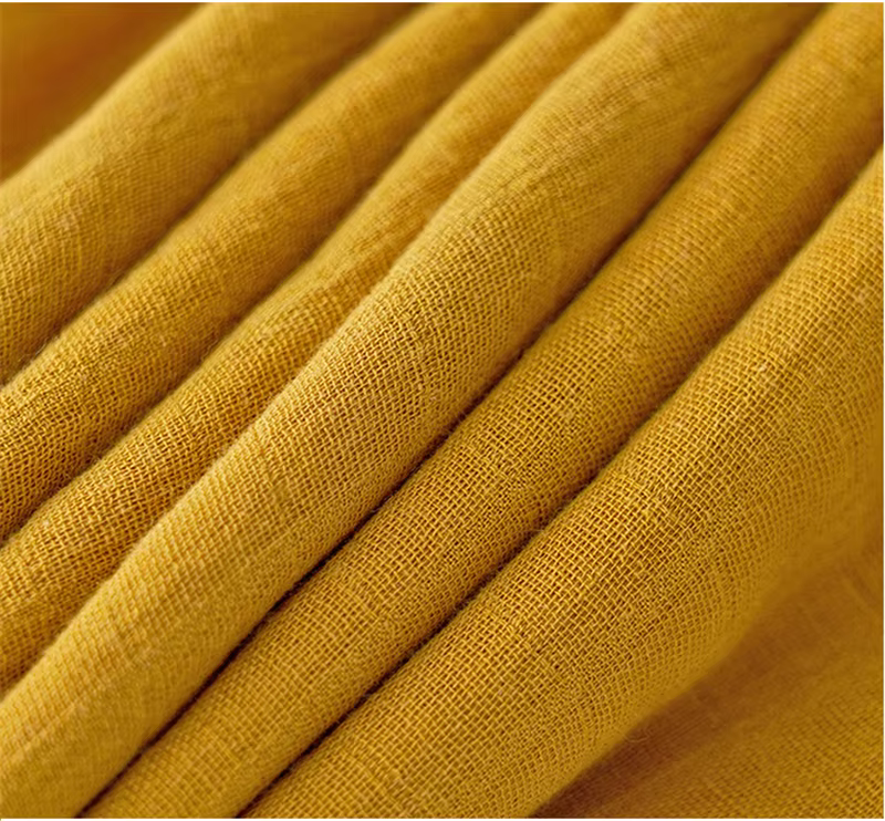 Detalle del tejido de gasa de 2 capas