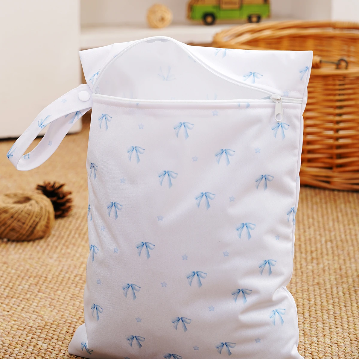 Happyflute Bolsa pañales impermeable para húmedos y secos, lavable - imagen 4