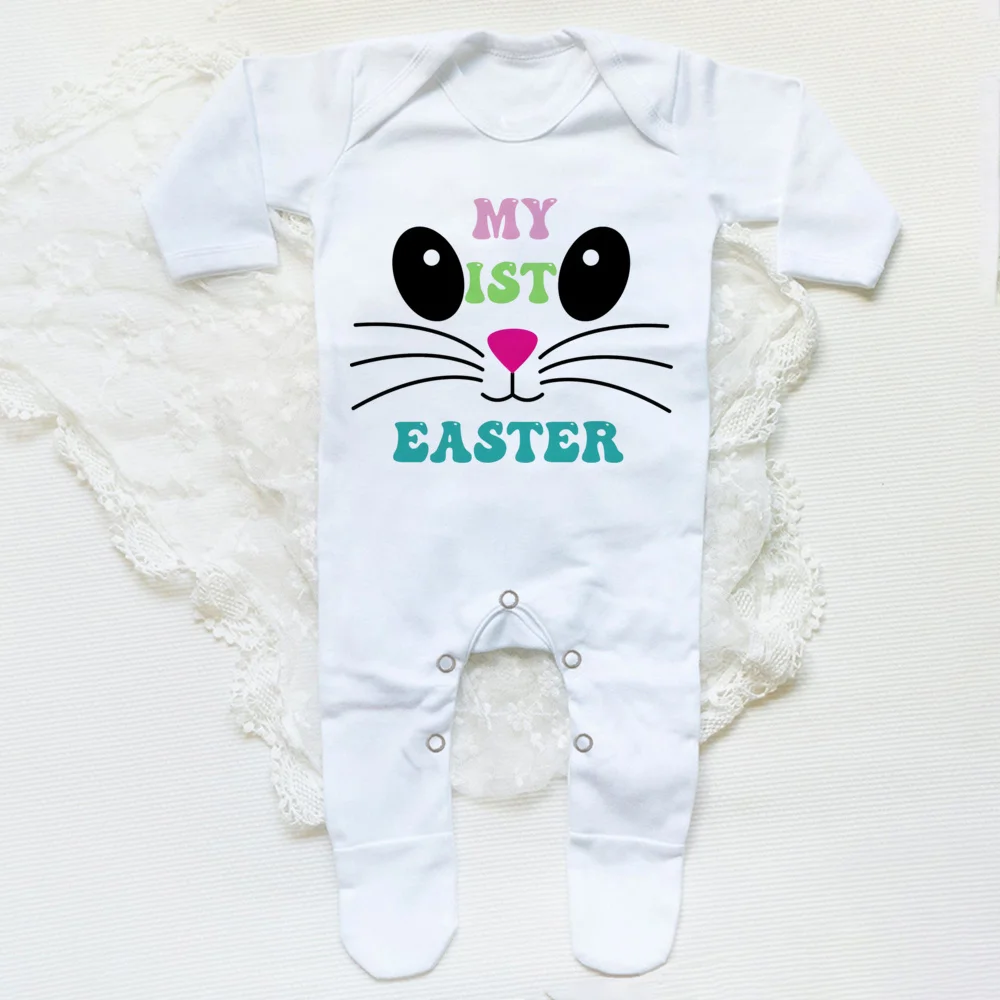 Pijama Newbron Babygrow con estampado de Pascua para bebé - imagen 4