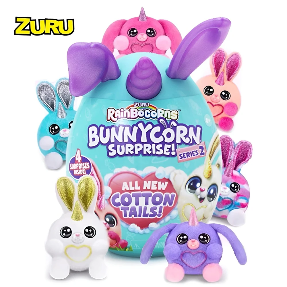 Huevo mágico y figura temática de Rainbocorns