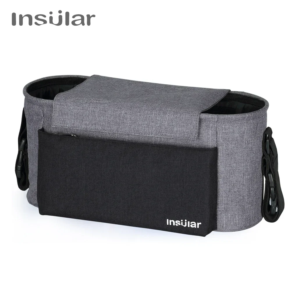 Bolsa de pañales organizadores para cochecito – Bolsillo térmico - imagen 2