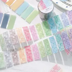 Etiquetas de nombre adhesivas con diseño recortado y multicolor