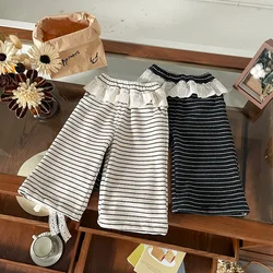 Pantalones acolchados de invierno con forro polar para niños y niñas