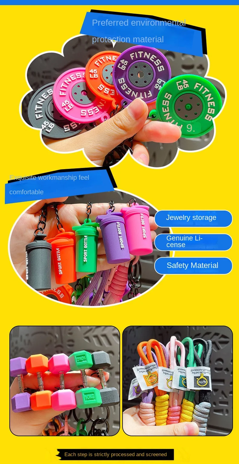 Detalle del diseño desmontable tipo mancuernas