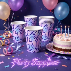 Set de vajilla para fiesta cumpleaños k-pop, en papel