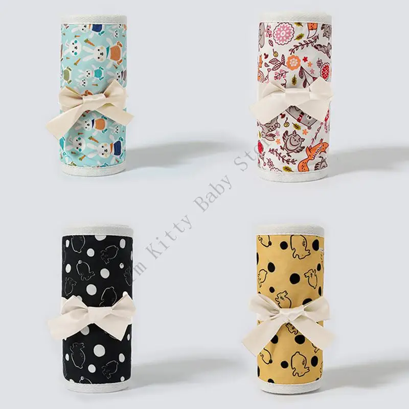 Parachoques acolchados de algodón suave para cuna – Protectores - imagen 3