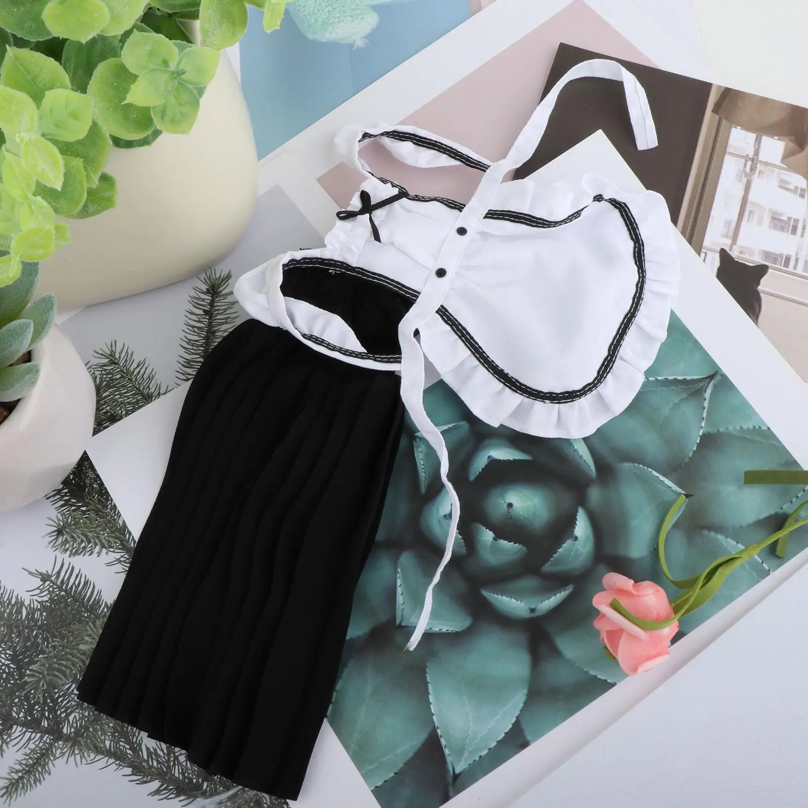 Vestido de sirvienta para muñeca estilo cosplay – Ropa BJD - imagen 3