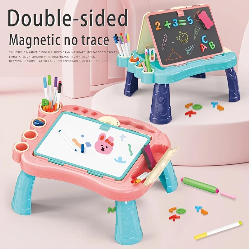 Caballete infantil Graffiti mesa plegable doble cara para dibujar - imagen 5