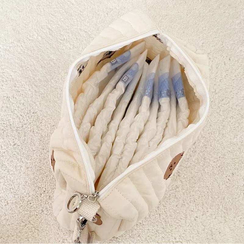 Bolsa maternal con estampado bordado para bebé - imagen 3