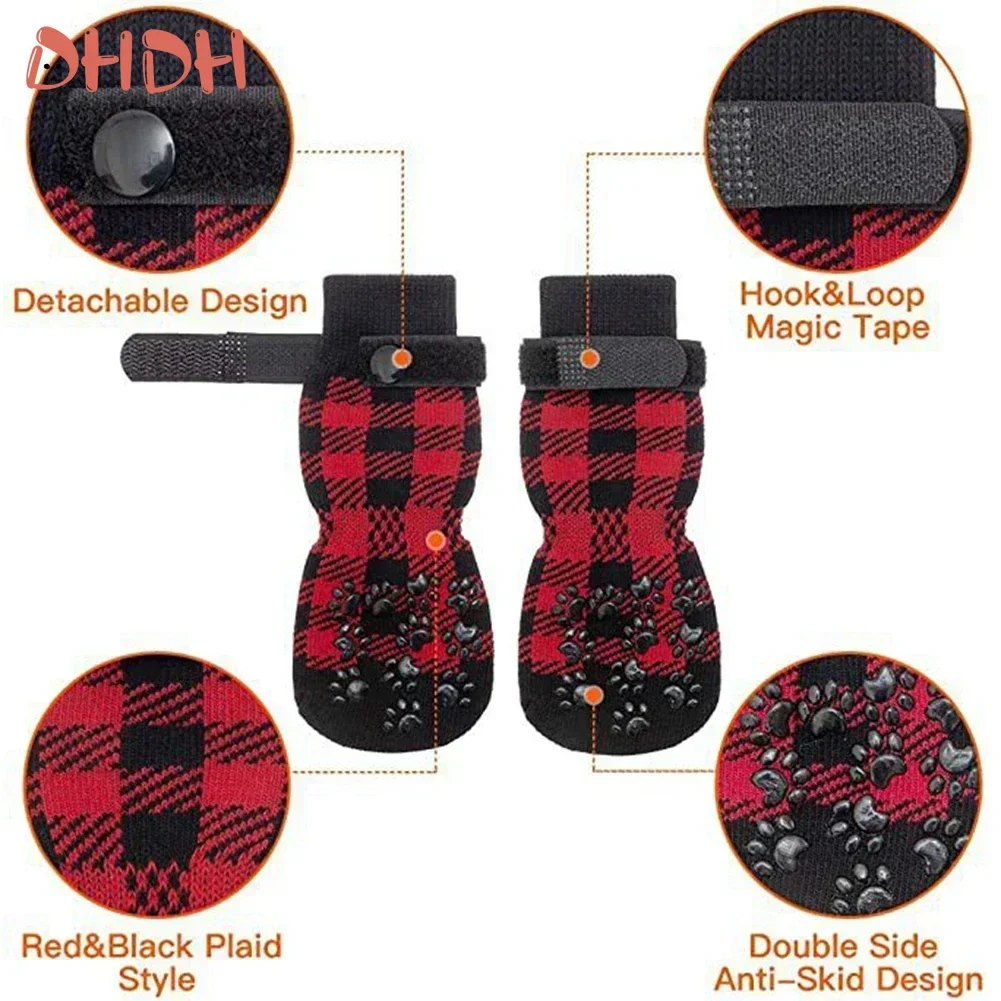 Calcetines antideslizantes para perros – Tracción mejorada y confort adaptable - imagen 5