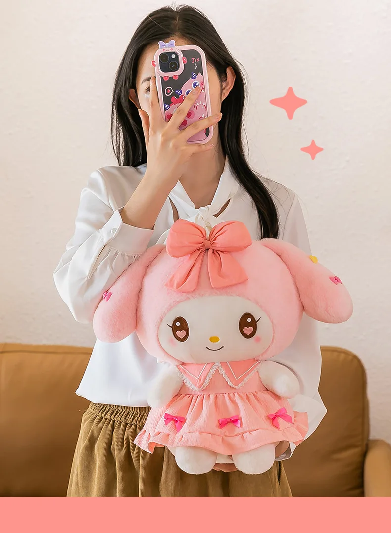 Peluche Kuromi en tamaño grande