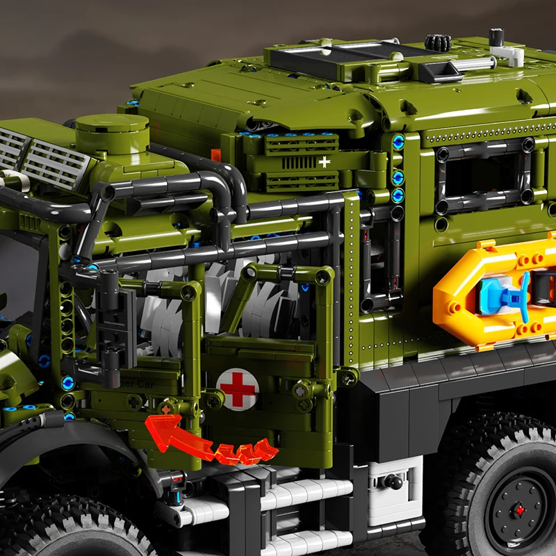 Bloques de construcción ambulancia todoterreno ensamblables para niños - imagen 2