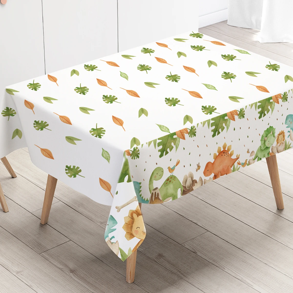 Kit mantel y vajilla desechable de dinosaurio para fiesta infantil - imagen 5