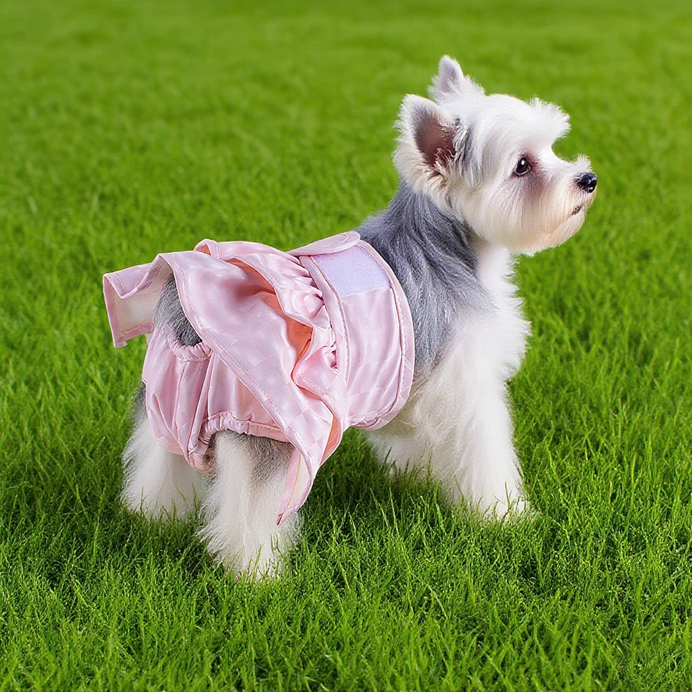 Pañales reutilizables lavables para perros de tela impermeable - imagen 3