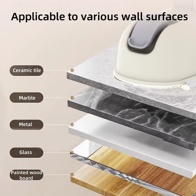 Soporte baño pared ventosa ajustable para bebé pie - imagen 2