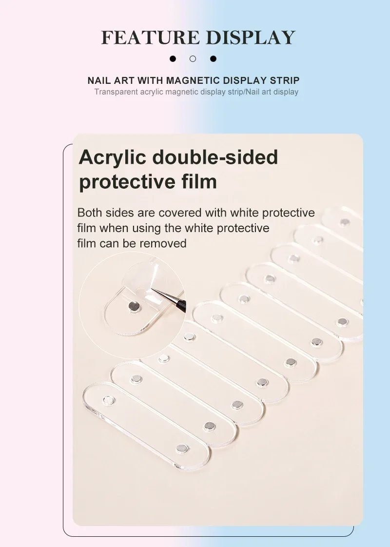 Acrílico transparente para muestras