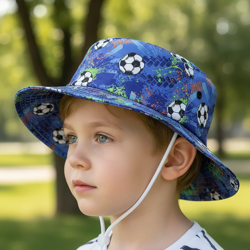 Gorra panamá algodón dibujos animados con protección solar bebé - imagen 5