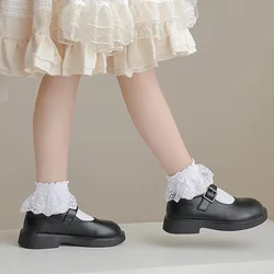 Calcetines tobilleros con volantes para niña – Estilo princesa