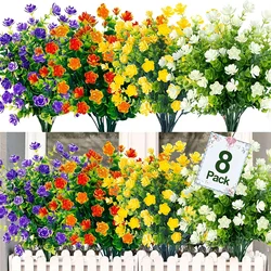 Ramos de flores artificiales decorativas para jardín y porche – Diseño realista