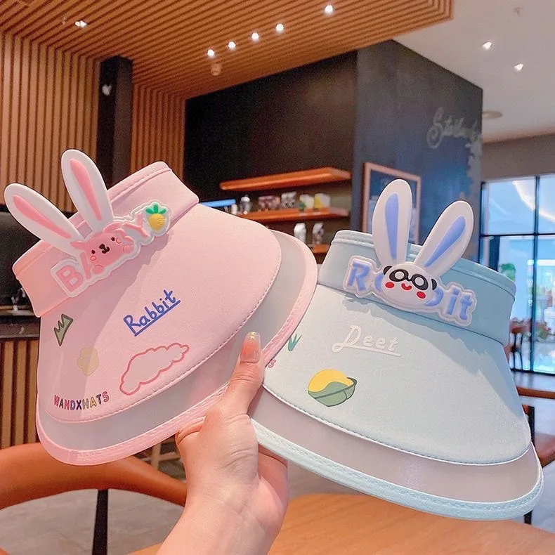 Sombrero infantil de verano con protección UV y dibujos animados
