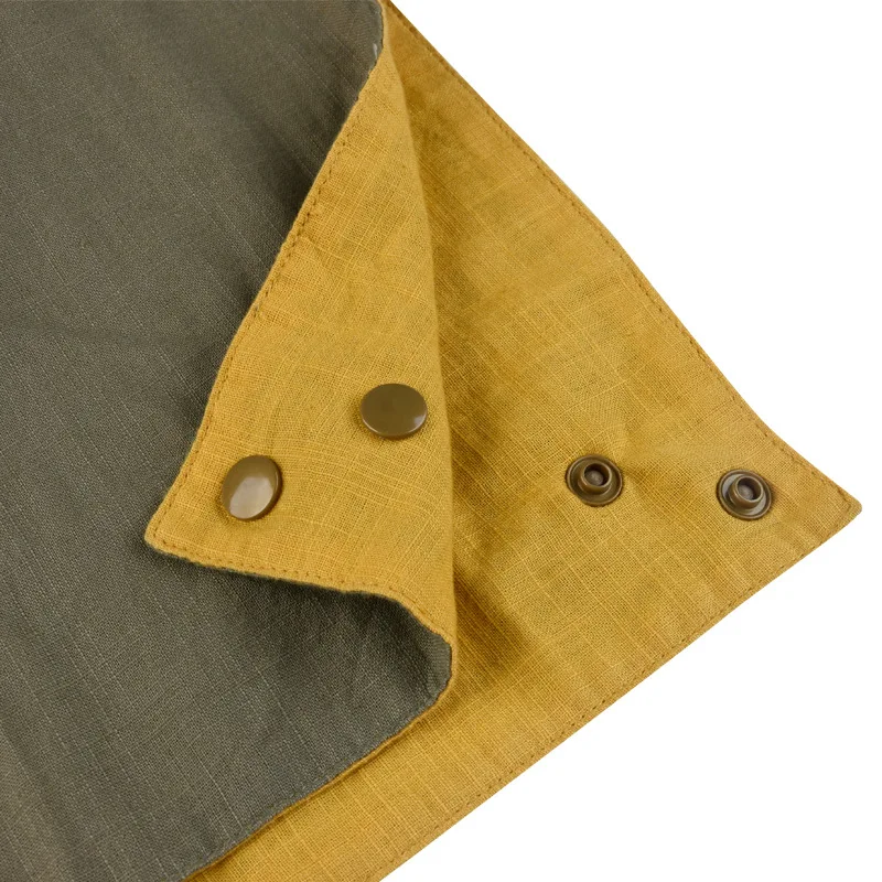 Baberos bandana de algodón y lino para bebés – toalla saliva - imagen 2