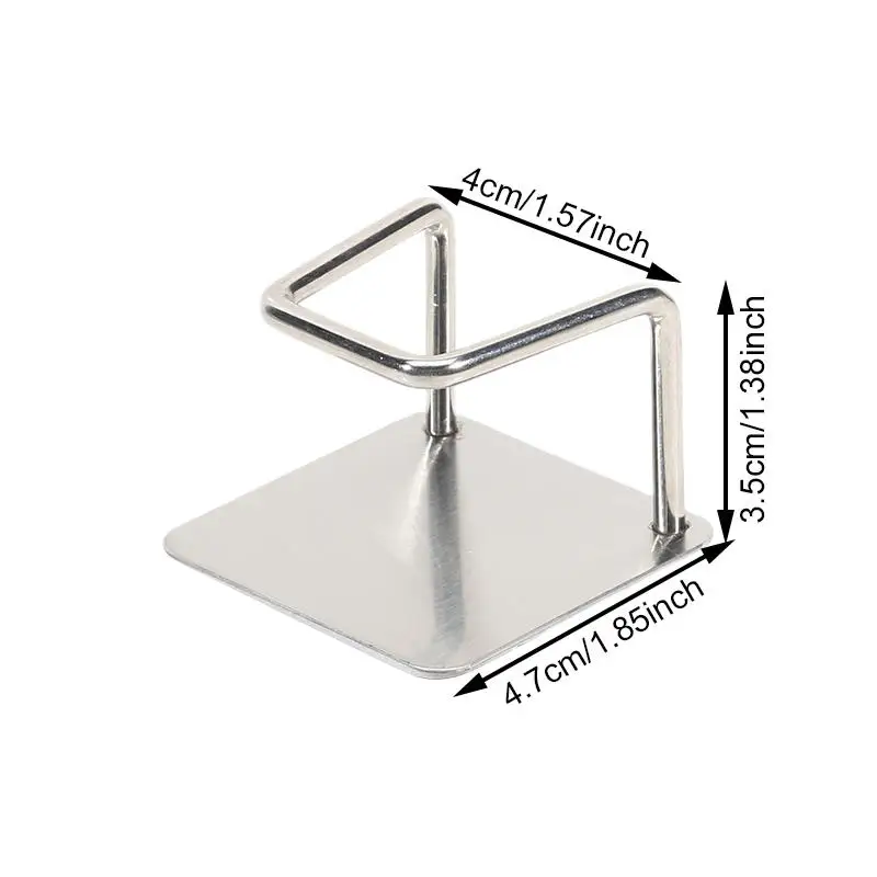 Gancho adhesivo para baño de acero inoxidable sin taladrar, sin rastro - imagen 4