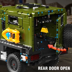 Bloques de construcción ambulancia todoterreno ensamblables para niños