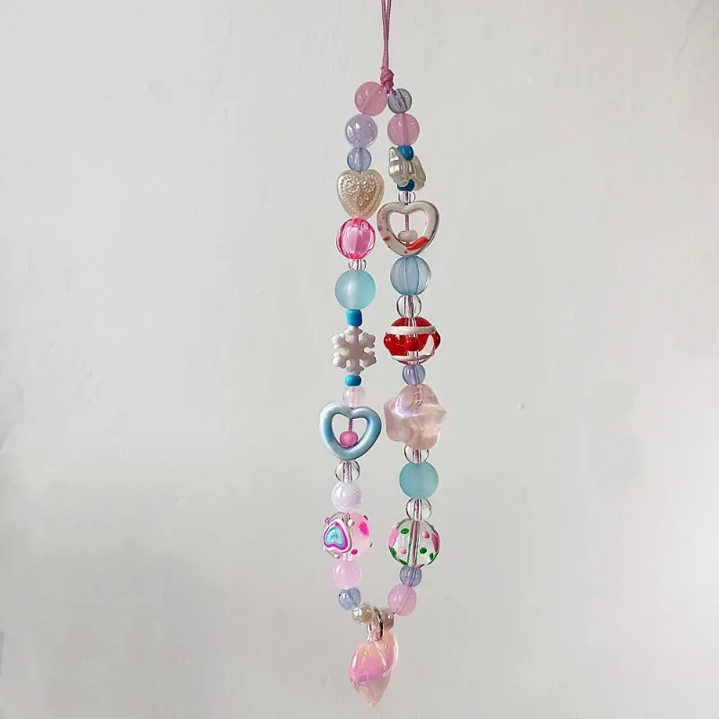 Cordón antipérdida infantil para móvil con corazones - imagen 4