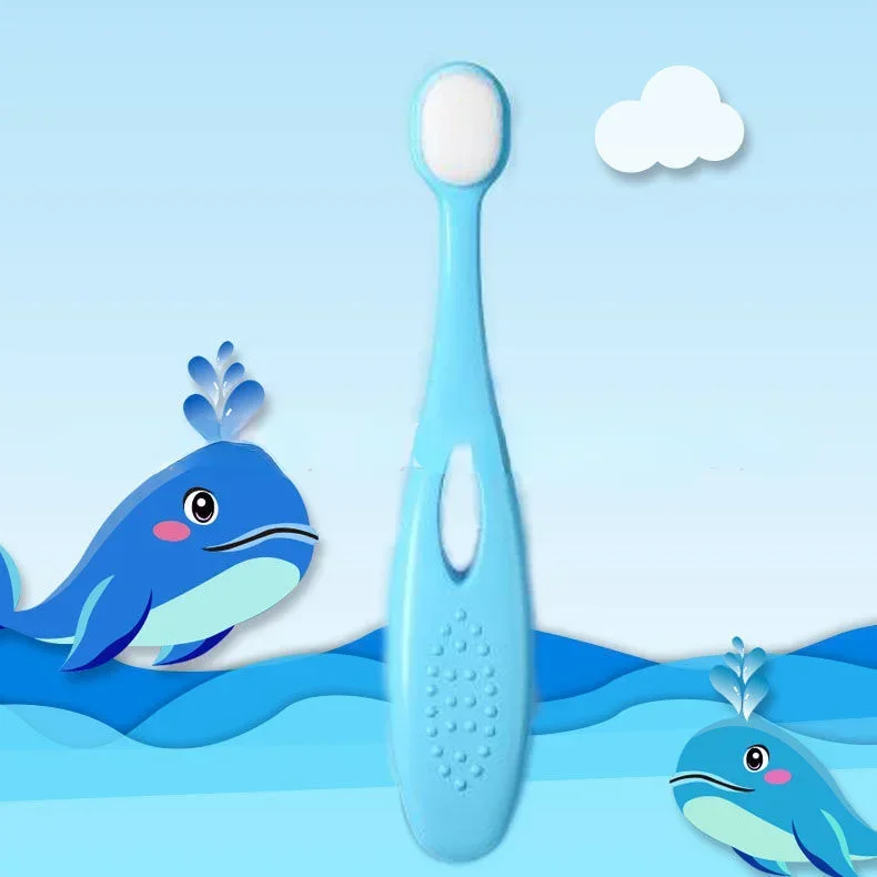Cepillo dental infantil con mordedor suave para bebé