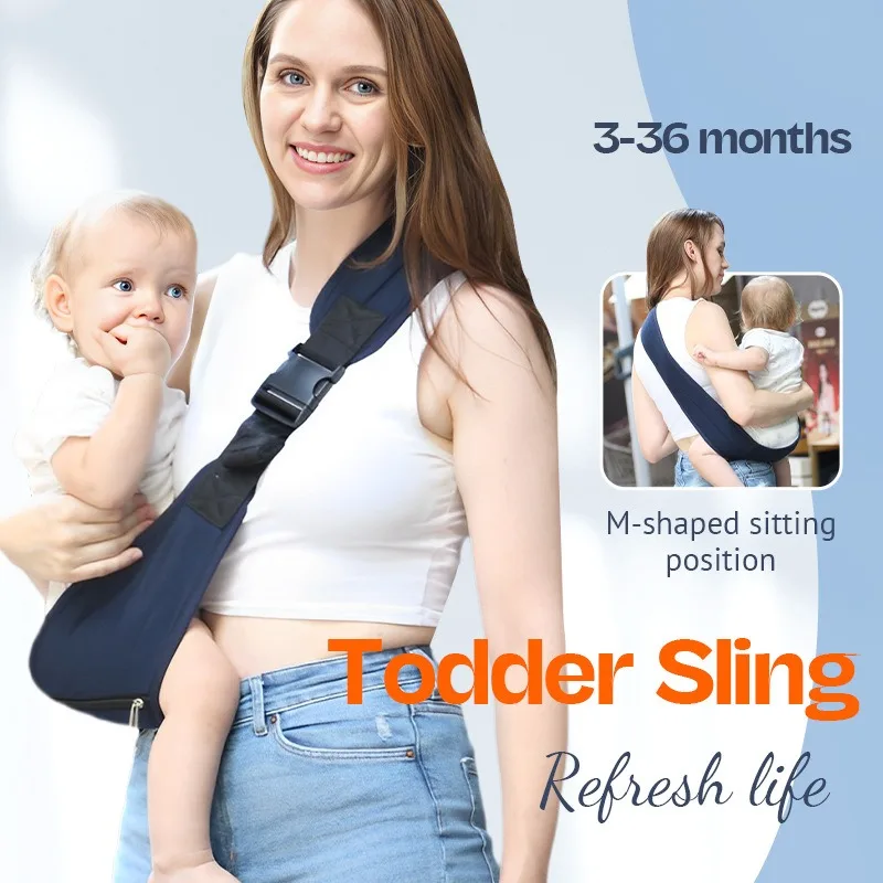 PANGDUBE Portabebés ergonómico – Malla transpirable para bebé - imagen 3
