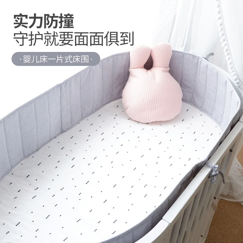 Protector acolchado lavable para cuna – Barras protegidas - imagen 4