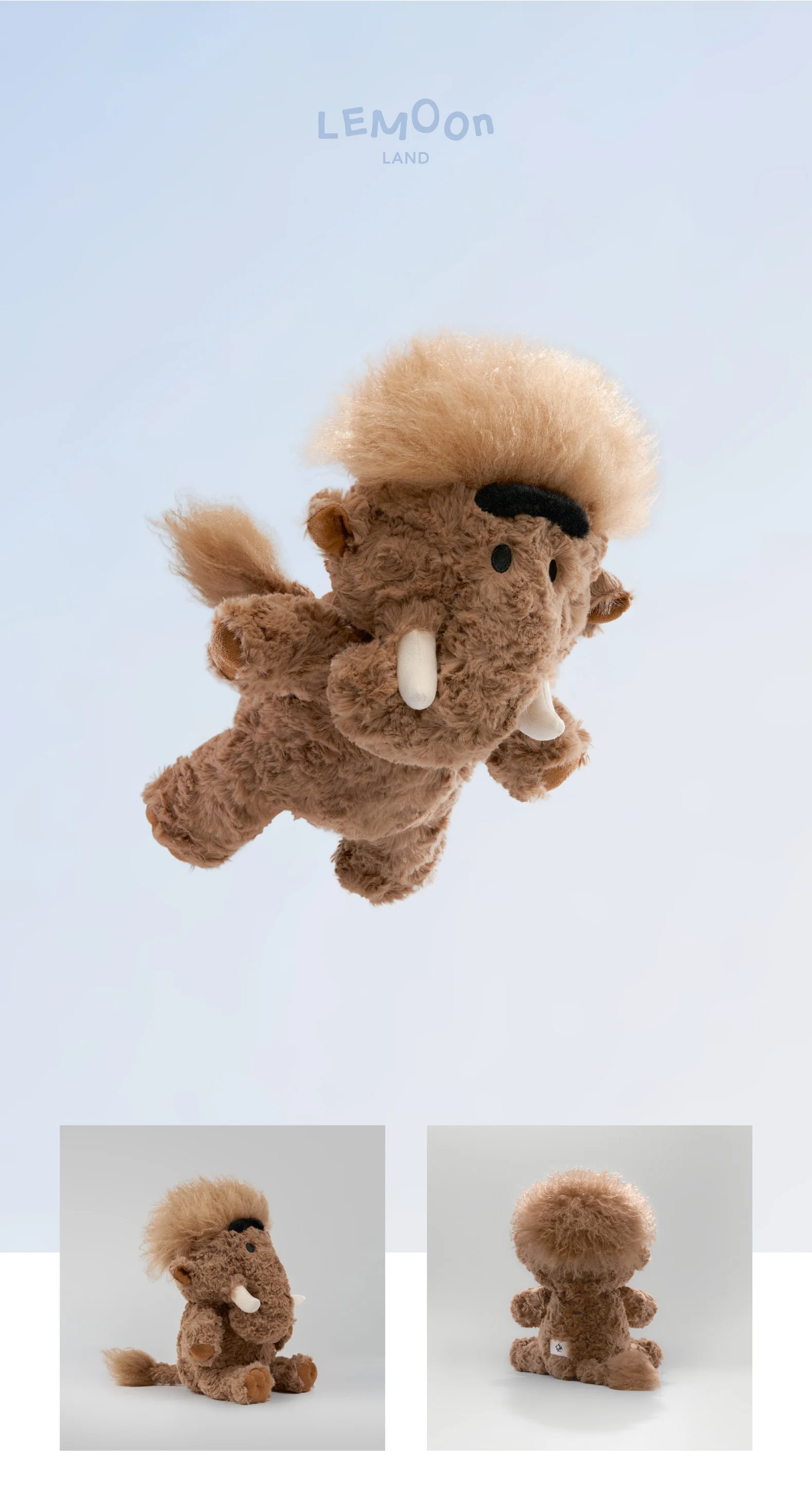 Peluche acurrucable como souvenir y regalo