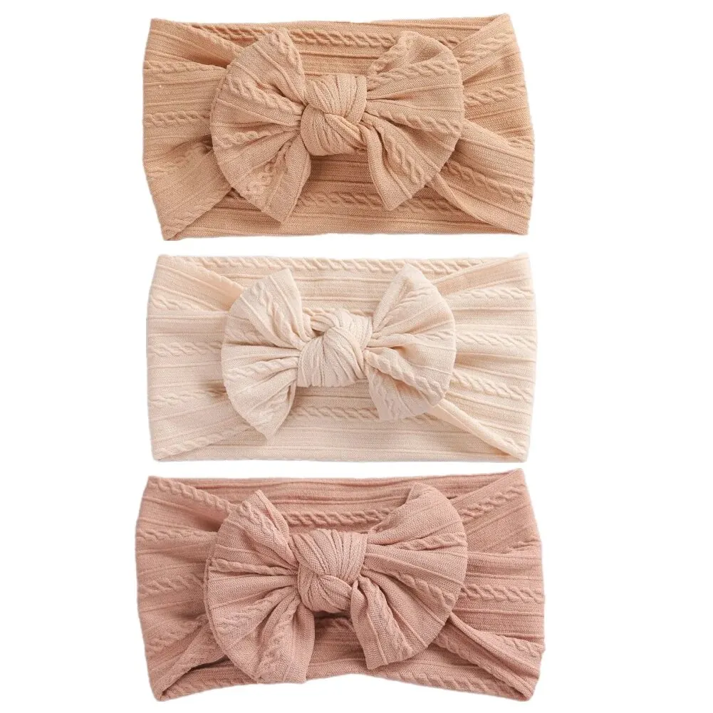 Diadema elástica con lazo para bebé – Suave y adorable