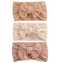 Diadema elástica con lazo para bebé – Suave y adorable