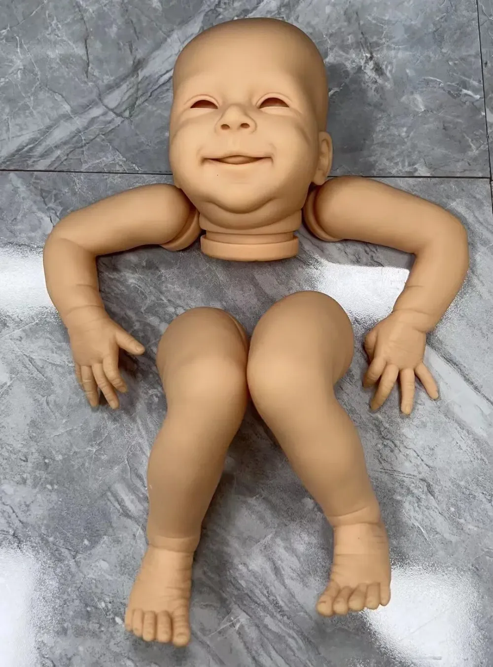 Kit de muñeca reborn Sebastian para manualidades con cuerpo de tela - imagen 5