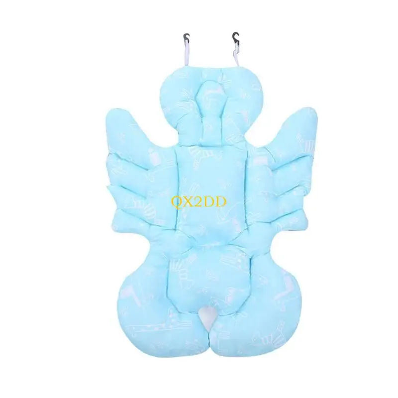 QX2D Cojín de cochecito para bebé con soporte en cabeza y cuerpo - imagen 4