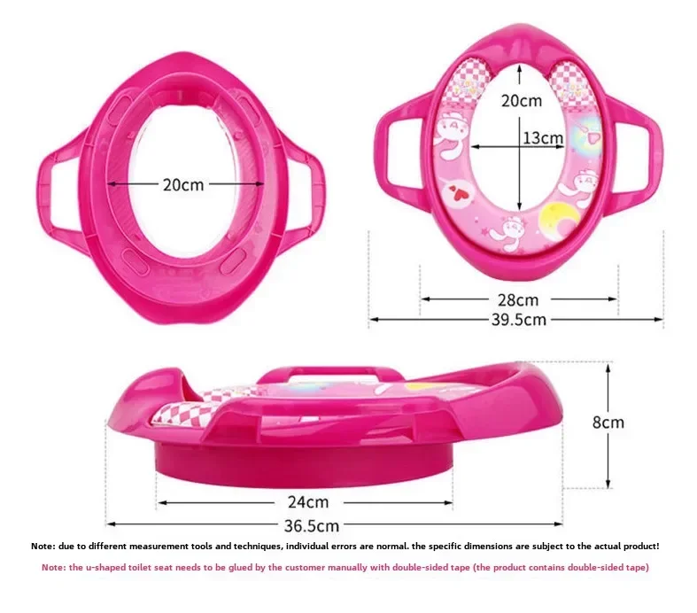 Orinal para niños pequeños con diseño ovalado estable