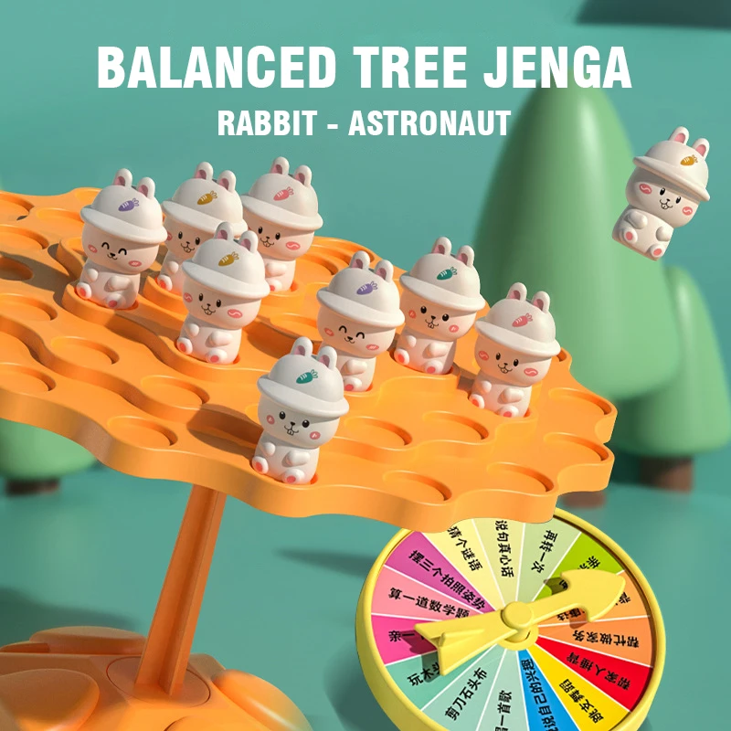 Juguete de equilibrio Montessori con árbol para niños – regalo - imagen 2