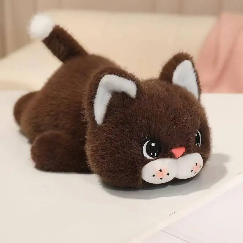 Conejo de peluche acostado, almohada estilo tierno para bebé - imagen 4