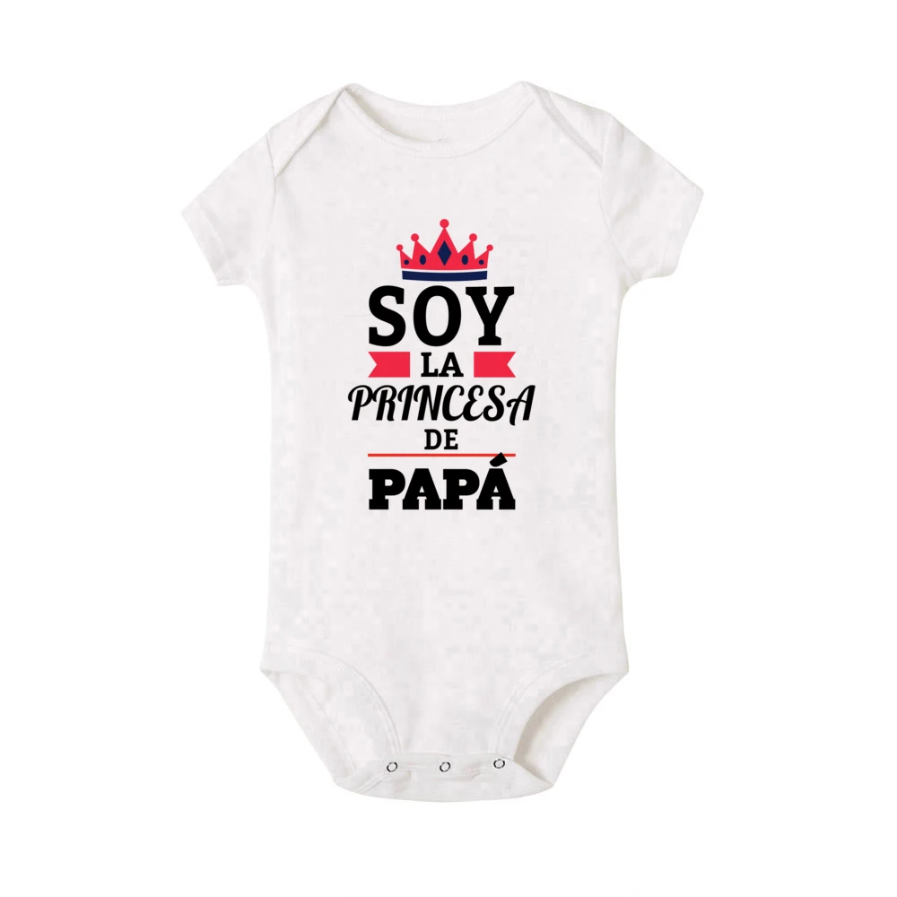Body princesa I Am My Father manga corta bebé niña verano - imagen 3