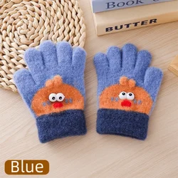 Guantes de invierno térmicos de dedos para niños y niñas gruesos