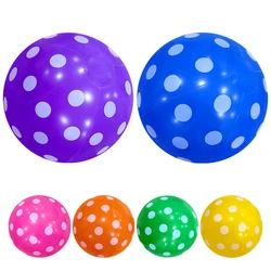 Pelota de playa inflable PVC con diseño puntiforme