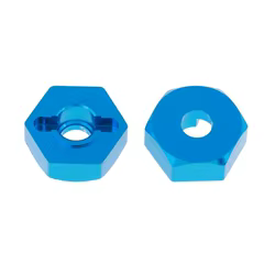 Wltoys rueda hexagonal metálica para coche RC, repuesto