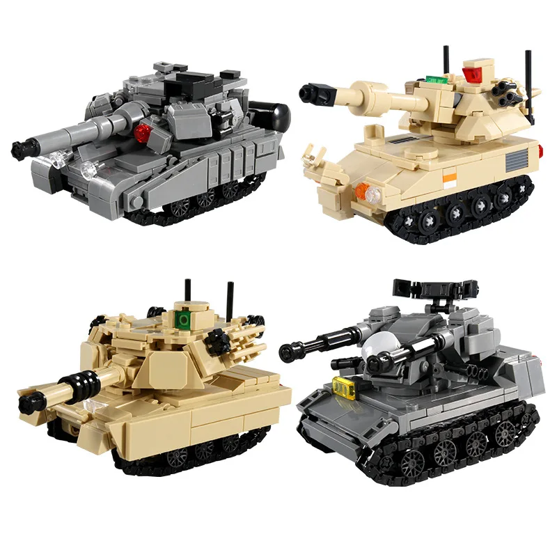 Bloques construcción Leopard 2A7 tanque batalla infantil - imagen 3