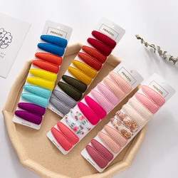Pinzas tipo bala con lazo floral para niña – pack de 10 piezas