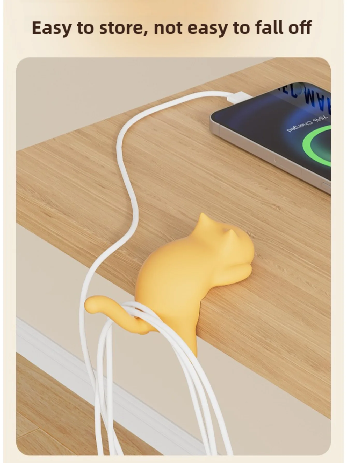 Gancho colgador de mochila escolar para mesa sin perforación - imagen 4