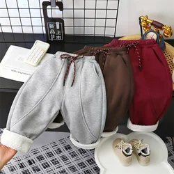 Pantalones acolchados de invierno para niños y niñas