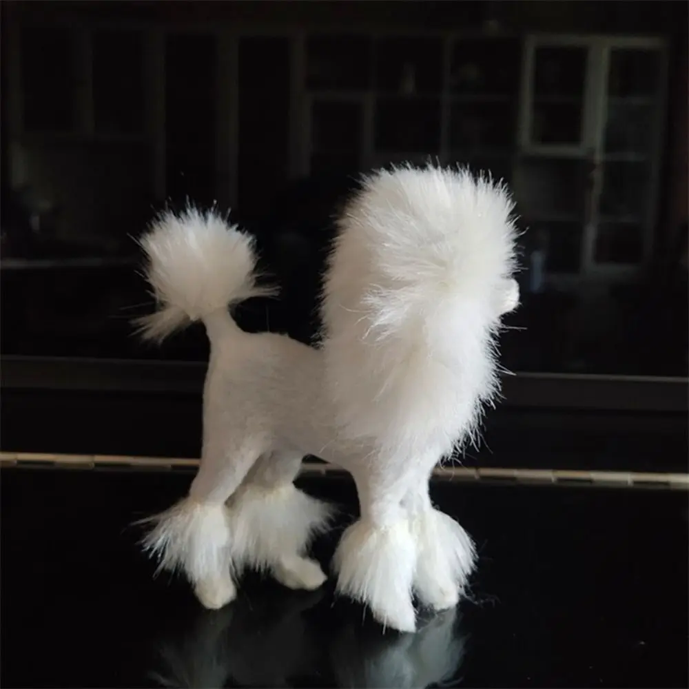 Miniatura poodle para decoración de escritorio