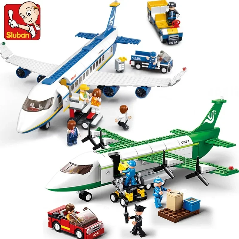 Bloques de construcción educativos con aviones y ambulancia para niños - imagen 3