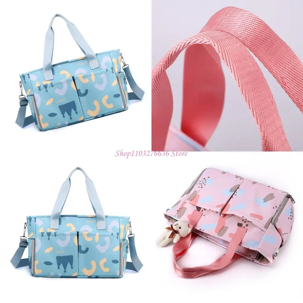 Bolsa de pañales espaciosa para bebé con compartimentos y bolsillos - imagen 5
